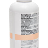 Bottle with a label on a white background